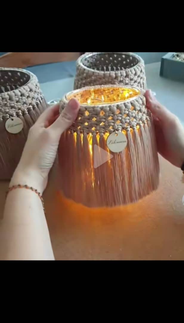 Lampe artisanale